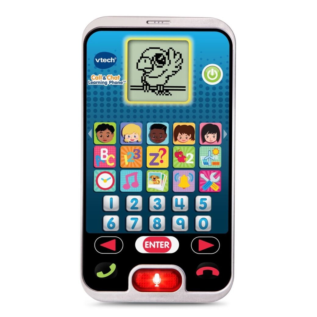 VTech Call and Chat Learning Phone, Pretend Play Toy Phone for Toddlers