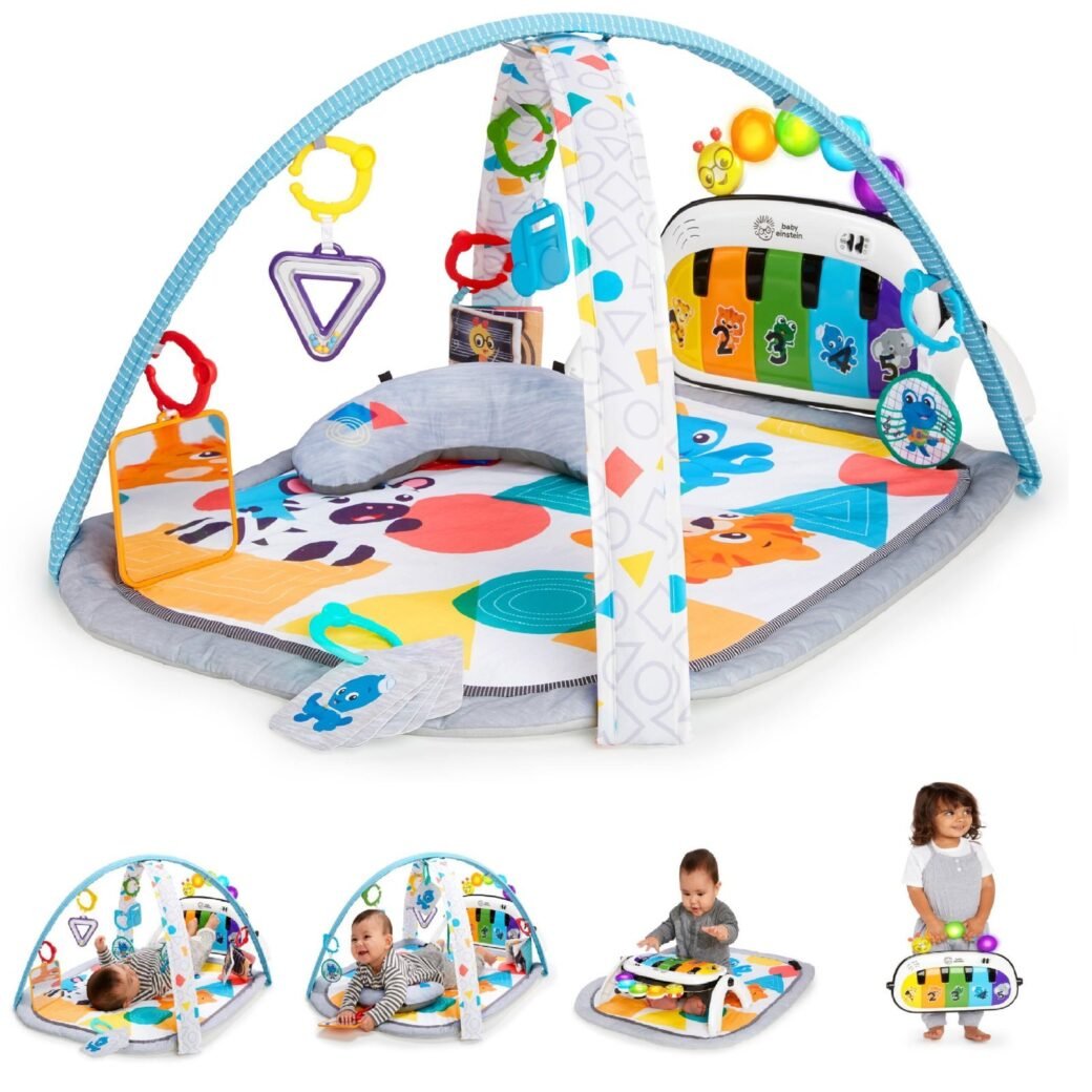 Baby Einstein Kickin' Tunes 4-in-1 Baby Activity Gym with Piano