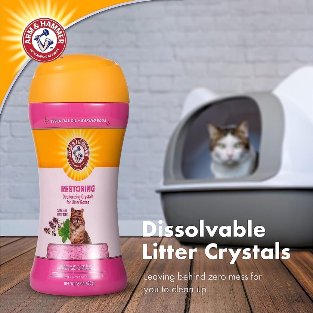 Deodorizing Cat Litter Crystals for Litter Boxes | Restoring Odor Neutralizing