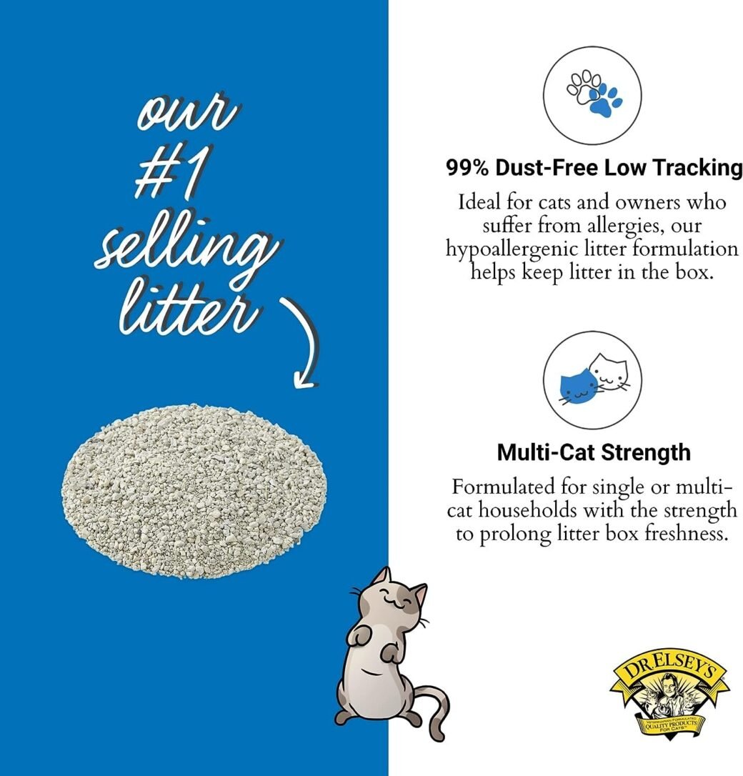 Dr. Elsey’s Premium Clumping Cat Litter - Ultra - 99.9% Dust-Free, - Image 7